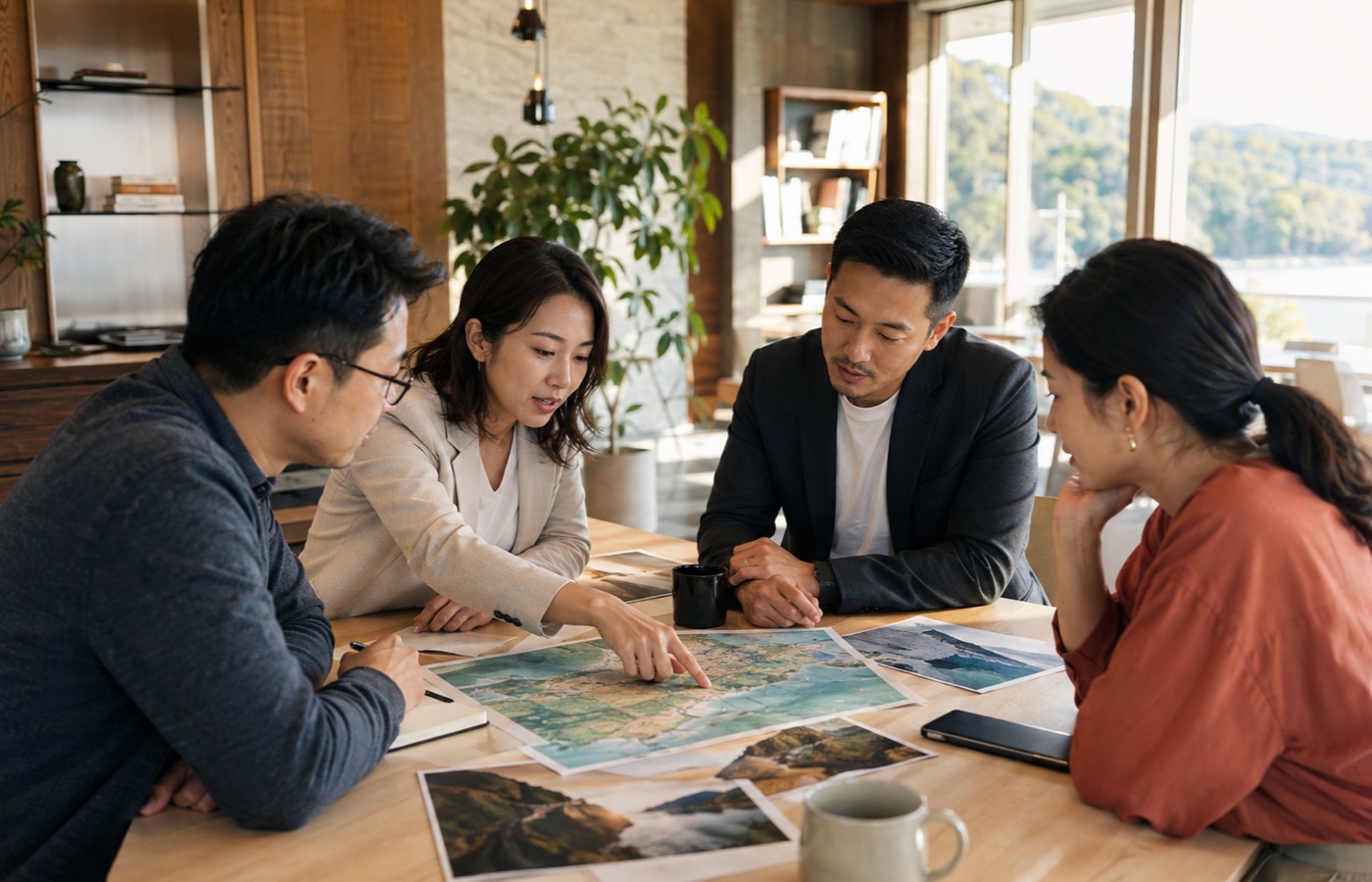文旅行业伙伴围桌交流合作方案